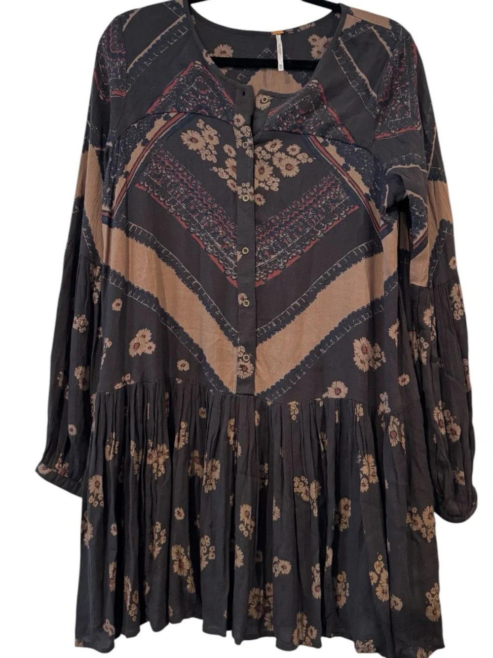 Free People From Your Heart Oversized Mini Dress
